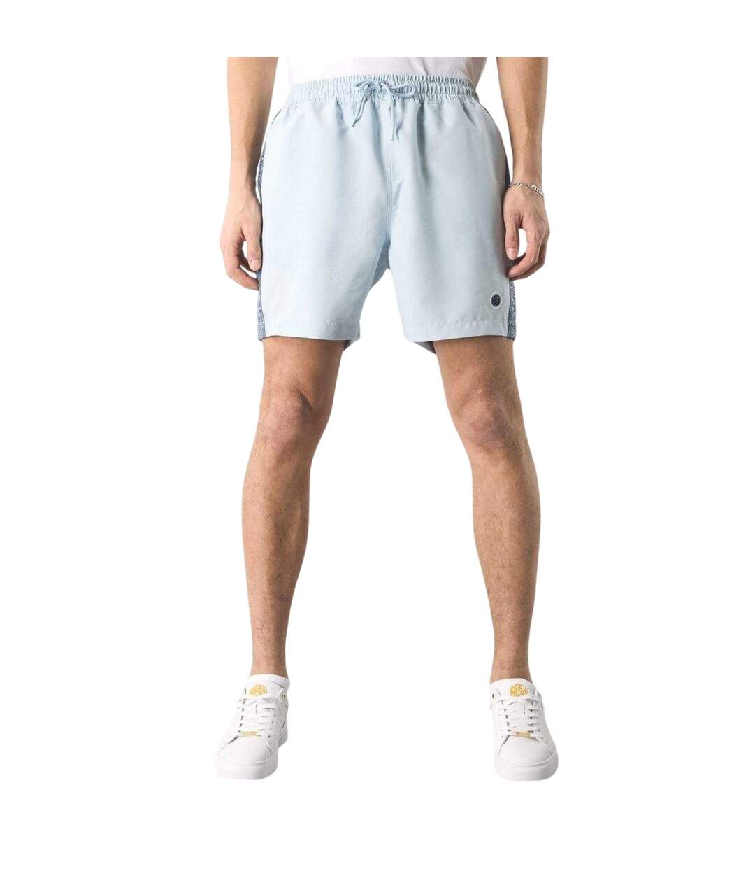 Short De Bain Motif/style Cachemire Homme Bleu Clair Pretty Green-4