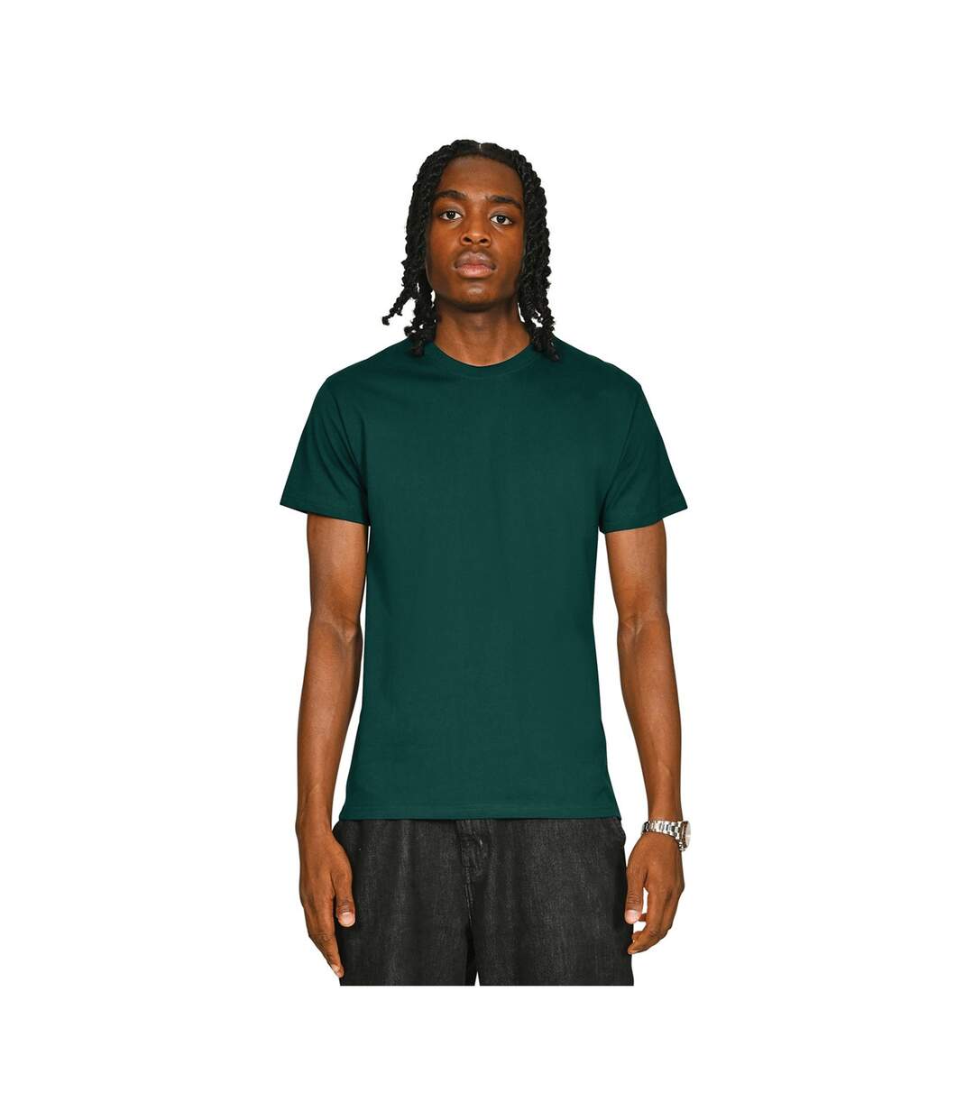 Unisex Adult Supreme Organic Combed T-shirt Rainforest Casual Classics-1