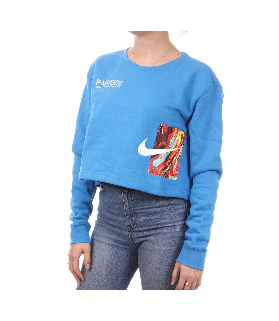 Sweat Bleu Femme Nike DC8431 - L-1