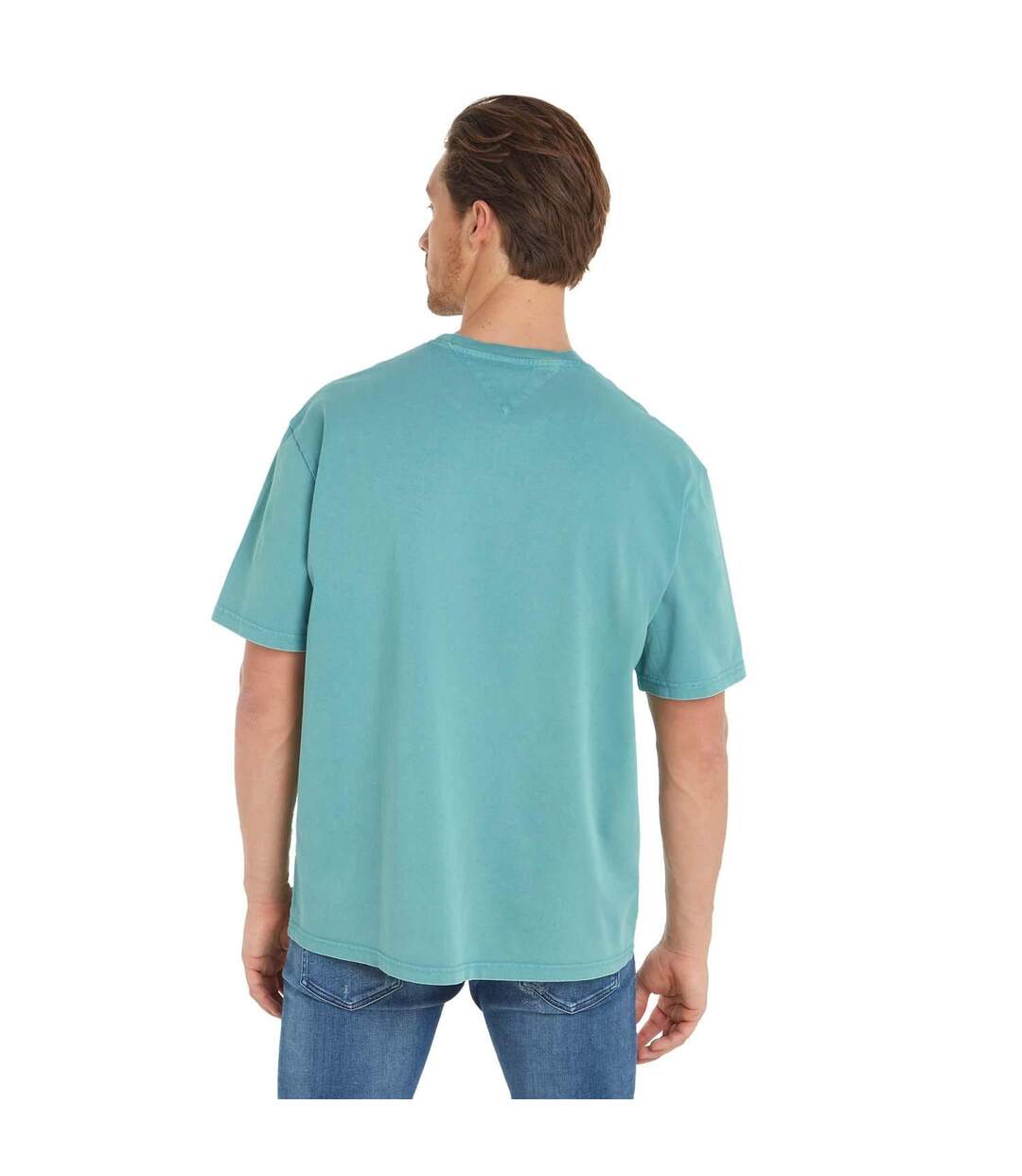 T-shirt Homme Bleu Tommy Hilfiger-2