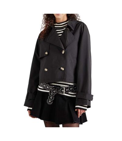 Trench Court Noir Femme Vero Moda Zoamarie - M