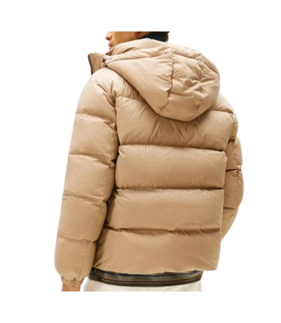 Doudoune marron homme tommy hilfiger tjm essential down-2