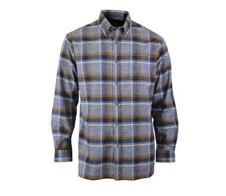 Chemise à carreaux manches longues 1 poche poitrine CH5024