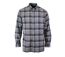 Chemise à carreaux manches longues 1 poche poitrine CH5024-1