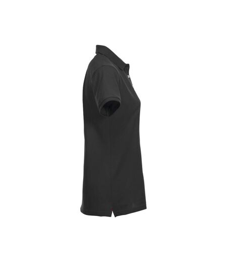 Polo Premium Femme Noir Clique