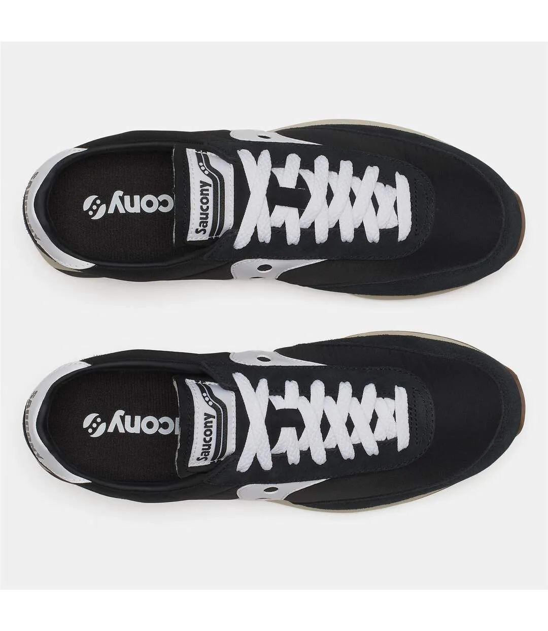 Unisex Adult 80 Suede Trainers Black White Saucony-1