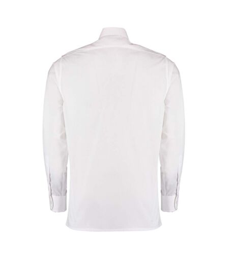 Chemise pilote homme blanc Kustom Kit