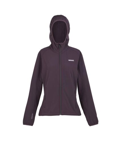 Womens/ladies soft shell jacket deep plum Regatta