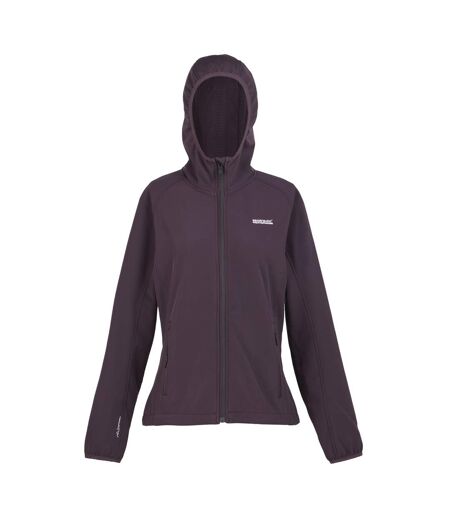 Womens/ladies soft shell jacket deep plum Regatta