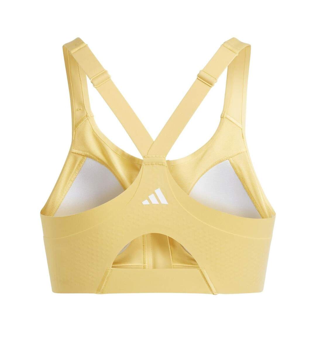 Brassière De Sport Femme Jaune Adidas-3
