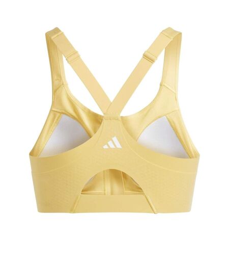 Brassière De Sport Femme Jaune Adidas