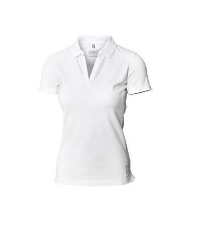 Harvard polo stretch femme blanc Nimbus