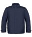 B&C Mens Real+ Premium Windproof Thermo-Isolated Jacket (Waterproof PU Coating) (Navy Blue)