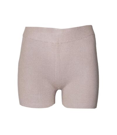 Short tricoté femme taupe Brave Soul