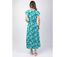 Robe longue été en viscose ARETHA couleur bleu estival Coton Du Monde-4