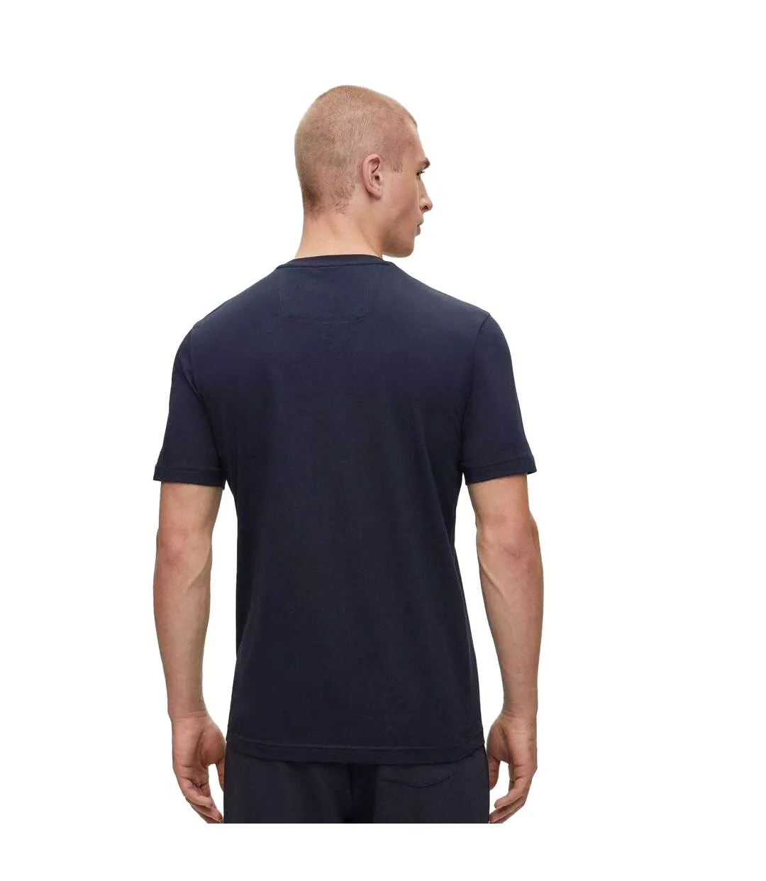 T-shirt Motif/style Miroir Œuvre Art Homme Bleu Foncé Boss-3