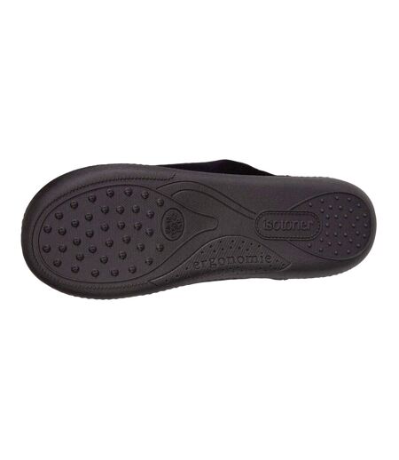Isotoner Chaussons Mules homme rayures