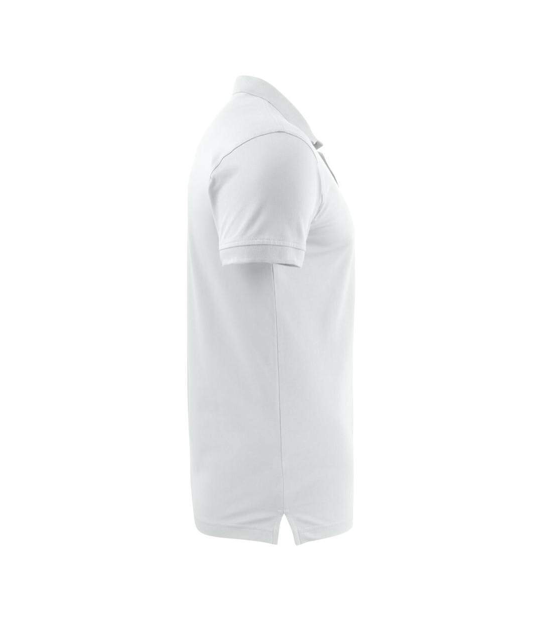 Polo Surf Homme Blanc Printer-3