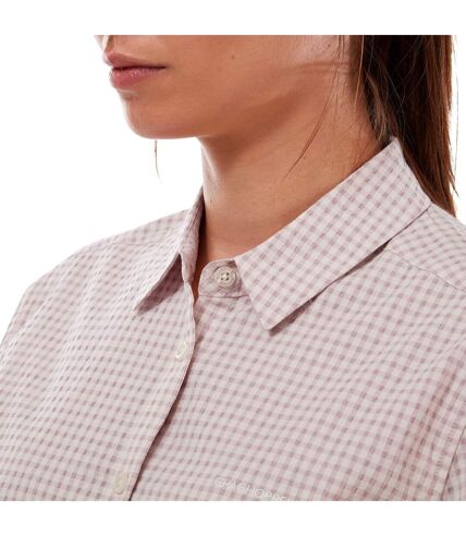Craghoppers Womens/Ladies Nasima Short-Sleeved Shirt (Brushed Lilac) - UTCG1632