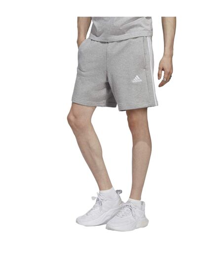 Short Style 3 Rayures Essentials Homme Gris Adidas