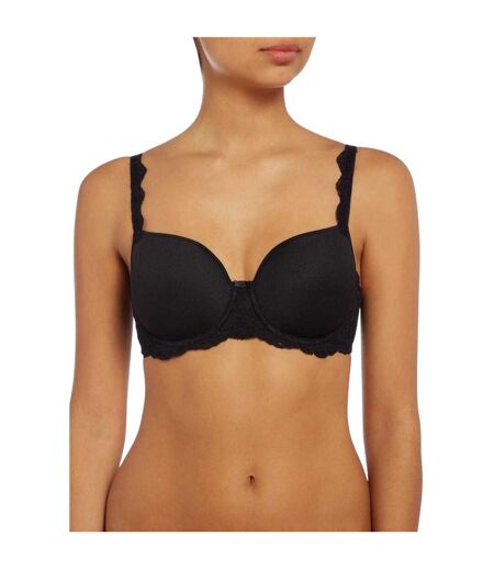 Womens/ladies Amourette Lace Bra Black Triumph