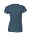 T-shirt À Manches Courtes Femme Bleu Indigo Gildan-2
