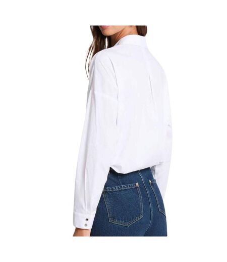 Chemise blanc femme morgan popeline