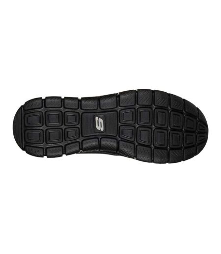 Mens Memory Foam Trainers Black Skechers