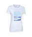 Womens/ladies Padstow Short-sleeved T-shirt White Mountain Warehouse-4
