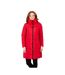 Womens/ladies Faith Padded Jacket Red Trespass-1