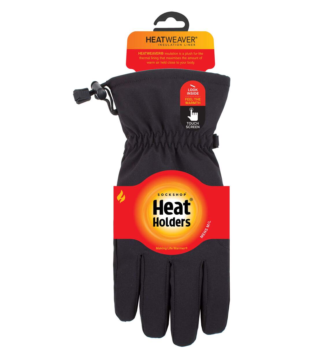 Gants Homme Thermiques Doigts pour Smartphone S/M-2