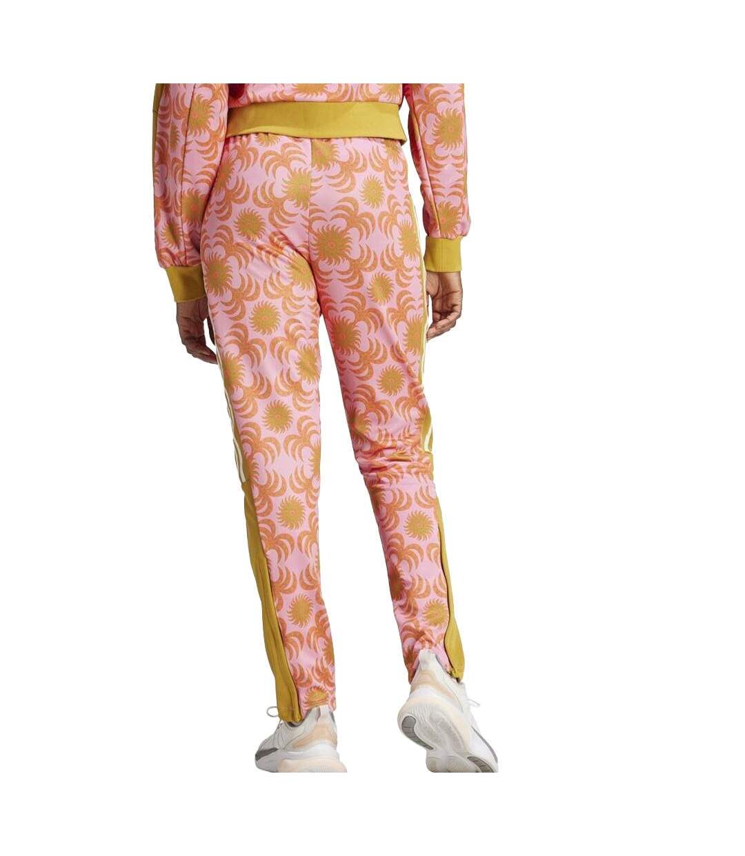 Jogging rose/doré femme adidas farm tiro-2