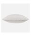 Sonnet faux fur cut cushion cover 45cm x 45cm white Paoletti