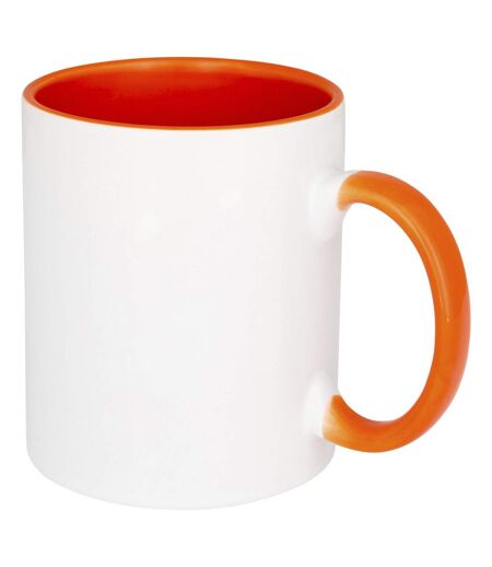 Bullet Pix Sublimation Color Pop Ceramic Mug (Orange) (One Size) - UTPF2157