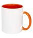 Bullet Pix Sublimation Color Pop Ceramic Mug (Orange) (One Size) - UTPF2157