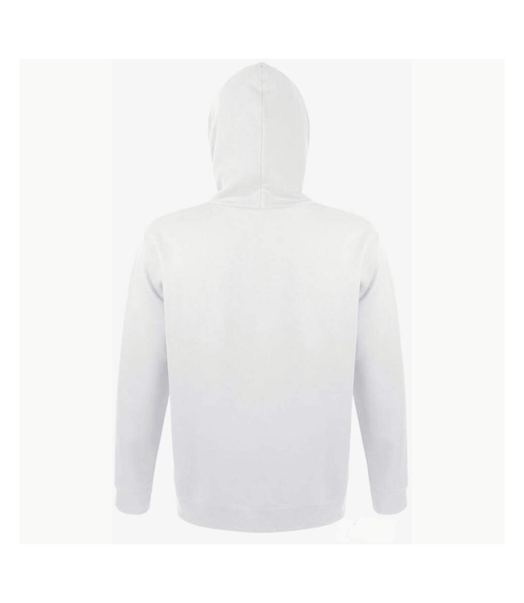 Sweat à capuche snake unisexe blanc SOLS