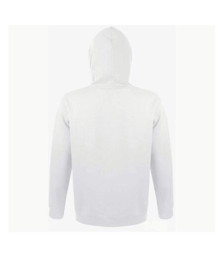 SOLS Snake Unisex Hooded Sweatshirt / Hoodie (White)
