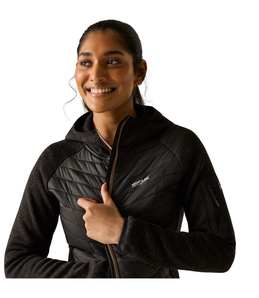 Veste Hybride Newhill Femme Noir Regatta-4