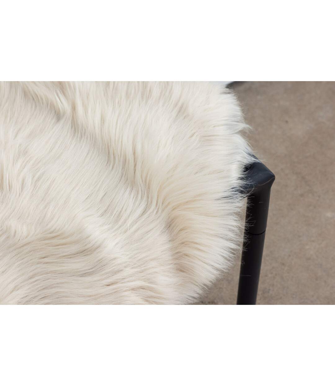 Tapis Imitation Fourrure Katy 55x180cm Beige-4