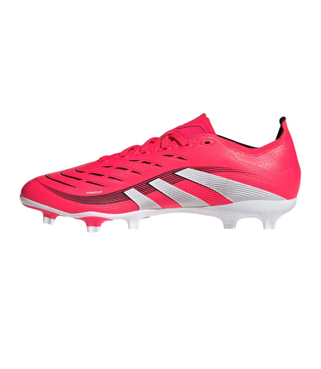 Mens Predator Lace Up Football Boots Lucid Red Adidas-3