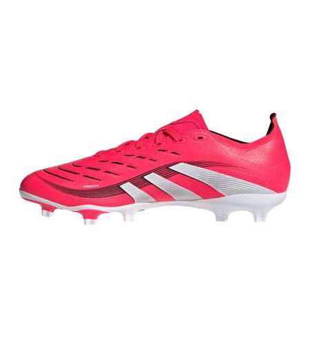 Mens Predator Lace Up Football Boots Lucid Red Adidas