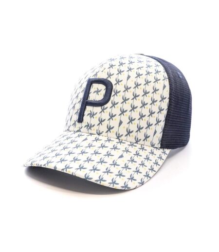 Casquette blanche/marine homme puma palms - osfa