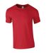 Gildan Mens Short Sleeve Soft-Style T-Shirt (Red) - UTRW3659