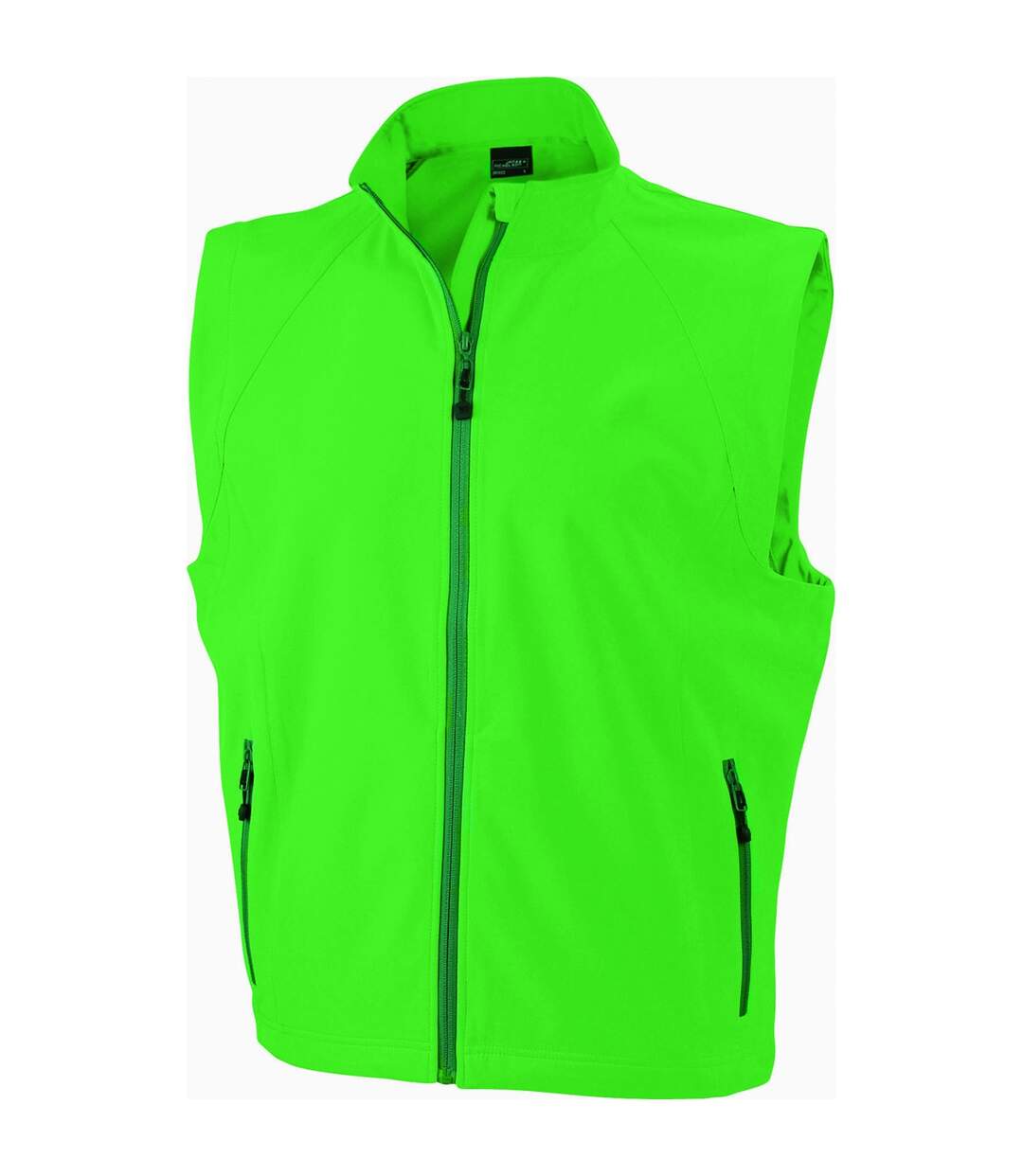 Gilet sans manches softshell coupe-vent imperméable - JN1022 - vert - homme