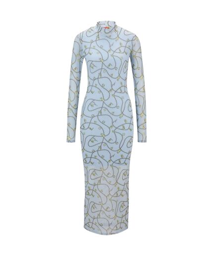 Robe Longue Nasuse Femme Bleu Hugo
