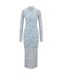 Robe Longue Nasuse Femme Bleu Hugo-2