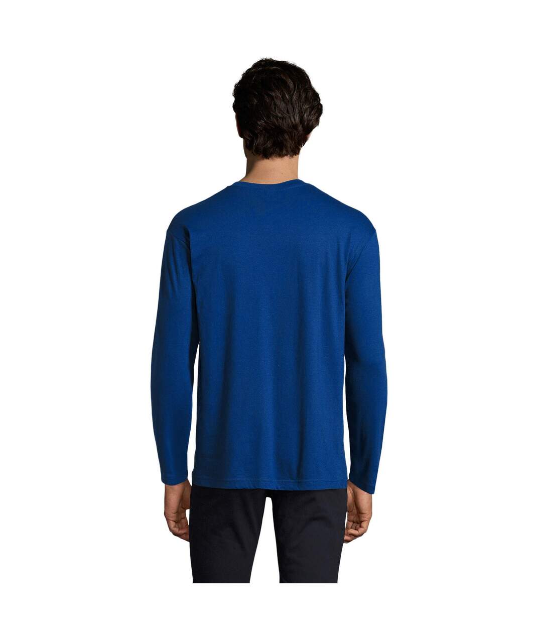 T-shirt Monarch Homme Bleu Outremer SOLS-2