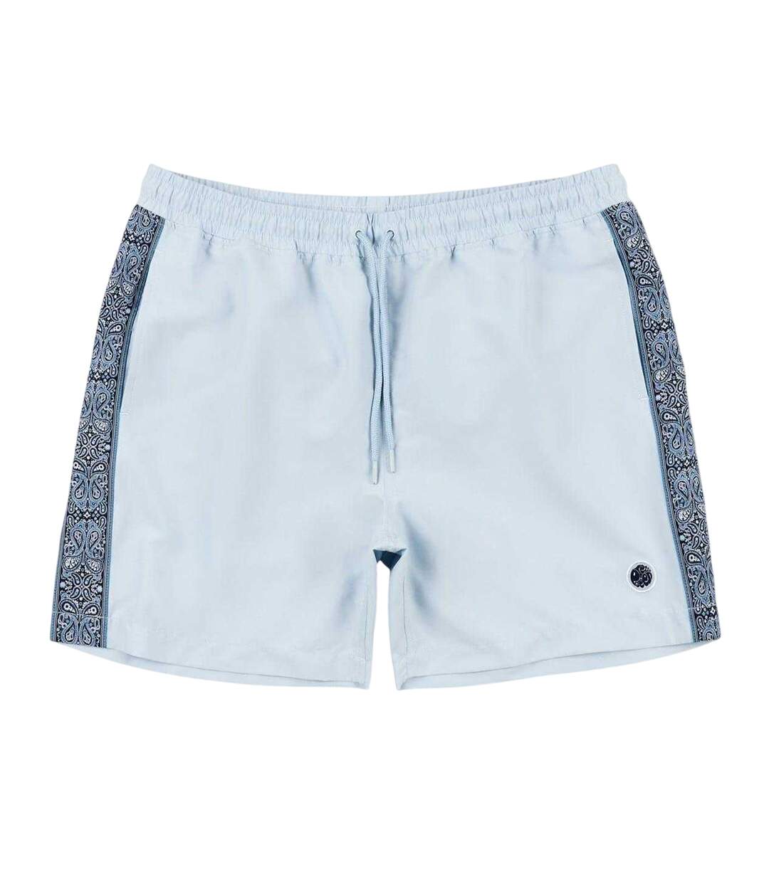 Short De Bain Motif/style Cachemire Homme Bleu Clair Pretty Green-2