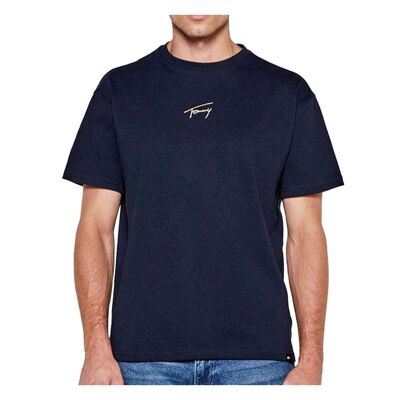 T-shirt Marine Homme Tommy Hilfiger Signatu - 3XL