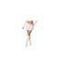 Mini Jupe Motif/style Se Rabat Sur L'avant Femme Beige Missy Empire-1